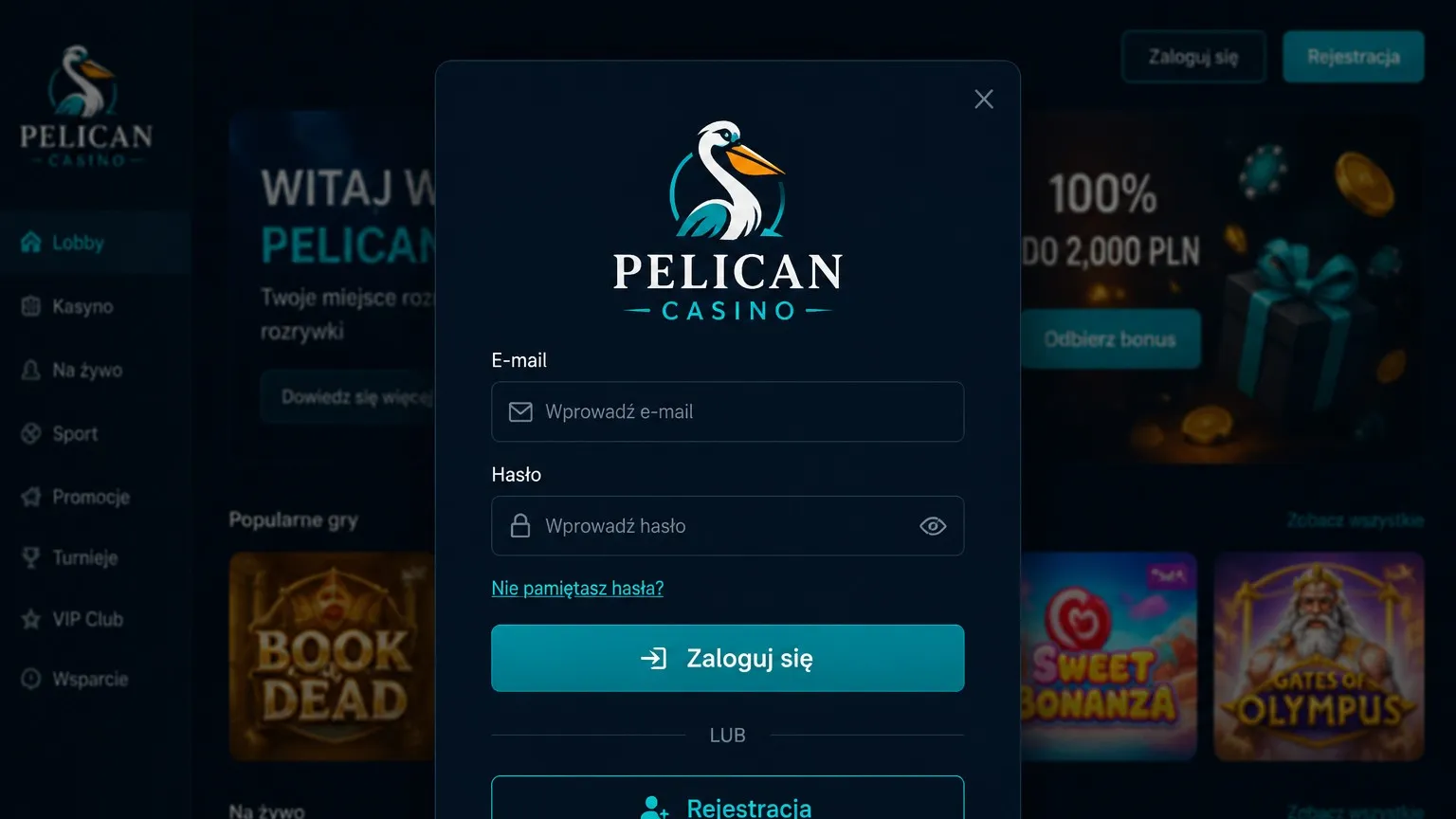 Pelican Casino Polska – najczęstsze problemy z logowaniem